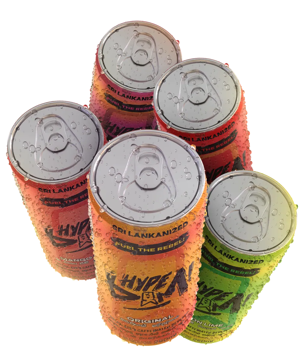 Hype Bam flavour cans